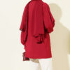 Lined Embellished Hoodie Set Burgundy - Imagen 3