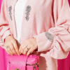 Lined Embellished Hoodie Set Powder Pink - Imagen 4