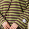 Two-Thread Horizontal Striped Tunic Brown - immagine 4