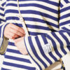 Two-Thread Horizontal Striped Tunic Navy Blue – Image 4