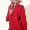 Lightweight Knitted Button-Up Cardigan Burgundy – Bild 3