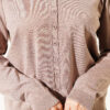 Lightweight Knitted Button-Up Cardigan Mink - Imagen 4