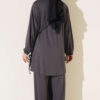 Two-Piece Set with Drawstring Detail Smoke - Afbeelding 3