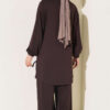 Two-Piece Set with Drawstring Detail Brown – Bild 3