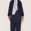 Two-Piece Set with Drawstring Detail Navy Blue - immagine 3