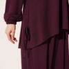 Two-Piece Set with Drawstring Detail Plum - Imagen 4