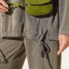 Basic two-piece set with tie detail Khaki - Imagen 4
