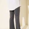 Flared Waistband Double Pants Smoke – Bild 3