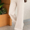 Spanish Hem Scuba Pants Beige