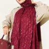 Textured Jacquard Shaw Nude - immagine 7