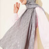 Textured Jacquard Shaw Grey – Bild 2
