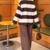 ⁦French Terry Tunic Brown⁩ - الصورة ⁦3⁩