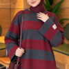 French Terry Tunic Burgundy