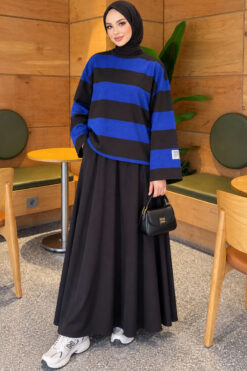 Alternative view of French Terry Tunic Brown