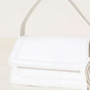 Magnetic Closure Handbag with Flap White - Afbeelding 3