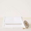Magnetic Closure Handbag with Flap White - Afbeelding 2