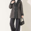 Belted Denim Dress Dark Smoke – Bild 2