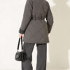 Belted Denim Dress Dark Smoke – Bild 4