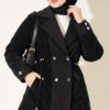 Belted Denim Dress Jet Black – Bild 3