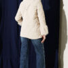 Puffer Coat with Fur Detailing Beige - Image 3