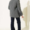 Puffer Coat with Fur Detailing Grey - Image 3