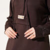 Hooded Top and Bottom Two-Piece Set Brown – Bild 4