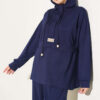 Hooded Top and Bottom Two-Piece Set Navy Blue – Bild 2