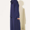 Hooded Top and Bottom Two-Piece Set Navy Blue – Bild 3