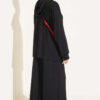 Hooded Top and Bottom Two-Piece Set Black - immagine 3
