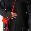 Hooded Two-Piece Set with Drawstring Details Black - Afbeelding 4