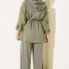 Hooded Waist-Tied French Terry Two-Piece Set Hazel - Imagen 3