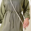 Hooded Waist-Tied French Terry Two-Piece Set Hazel - Imagen 4