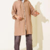Hooded sweatshirt with pocket detail Beige – Bild 2