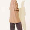 Hooded sweatshirt with pocket detail Beige – Bild 3