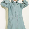 Hooded sweatshirt with pocket detail Mint