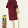 Hooded Zip-Up Araboy Hoodie Wine Red – Bild 3