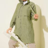 Hooded Zip-Up Araboy Hoodie Hazel Green