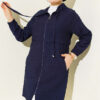 Hooded Zip-Up Araboy Hoodie Deep Indigo - Image 2
