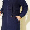 Hooded Zip-Up Araboy Hoodie Deep Indigo - Image 4