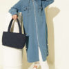 Hooded jacket with zipper detail Blue – Bild 5