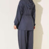 Hooded French Terry Two-Piece Set with Drawstring Smoke – Bild 4