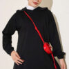 Hooded French Terry Two-Piece Set with Drawstring Black - Image 2