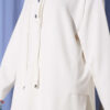 ⁦Hooded Sweatshirt with Cuffed Hem and French Terry Two-Piece Set Ecru⁩ - الصورة ⁦4⁩