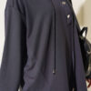 Hooded Sweatshirt with Cuffed Hem and French Terry Two-Piece Set Smoke - Image 4