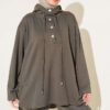 Hooded Sweatshirt with Cuffed Hem and French Terry Two-Piece Set Khaki – Bild 2