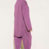 Hooded Sweatshirt with Cuffed Hem and French Terry Two-Piece Set Violet – Bild 3