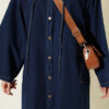 Hooded Long Denim Tunic Blue – Bild 4