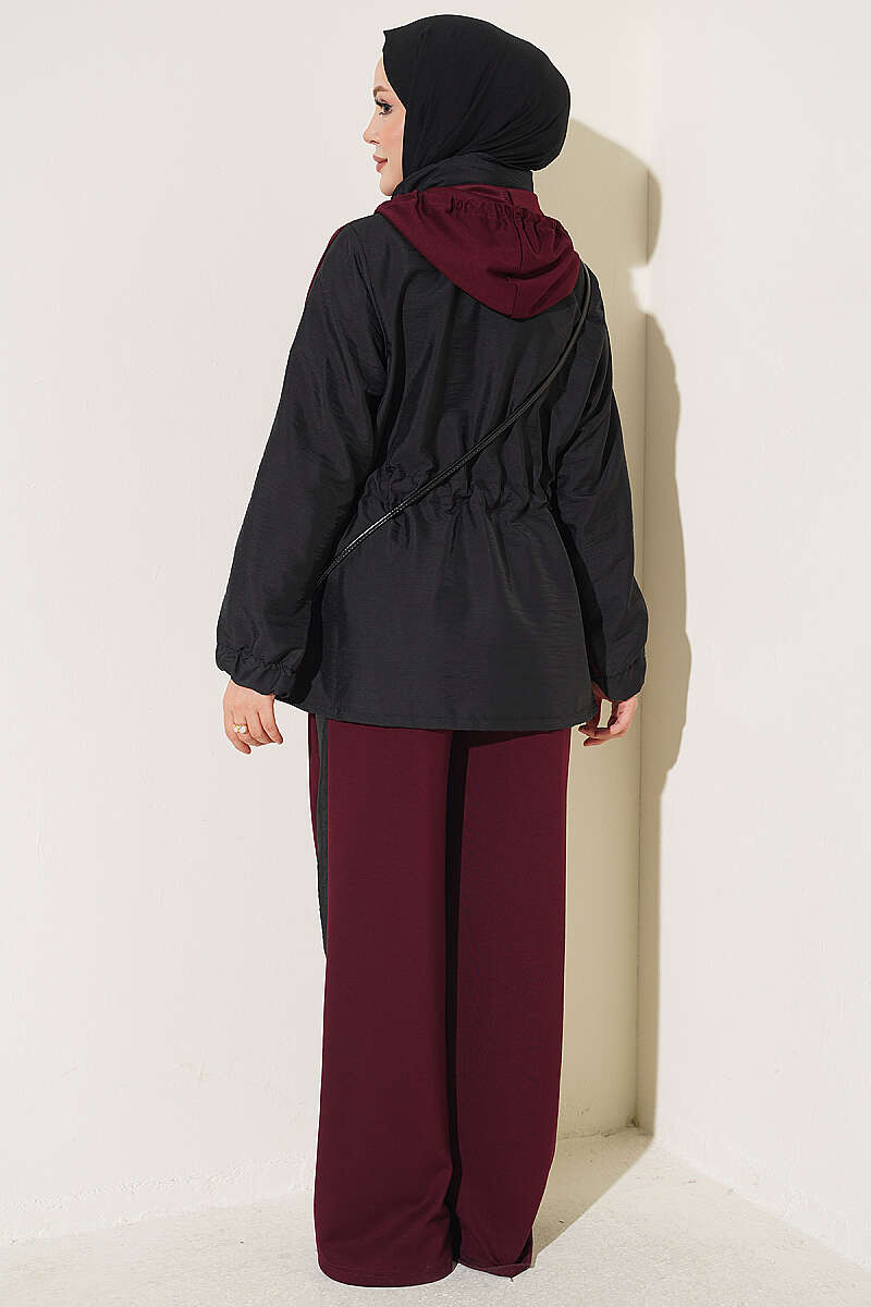 Two-Piece Set Burgundy - immagine 3