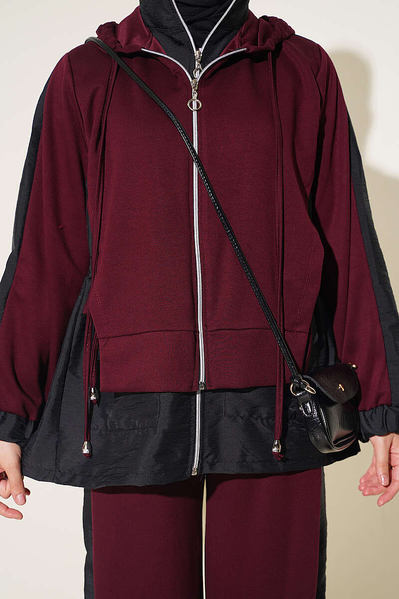 Two-Piece Set Burgundy - immagine 4