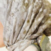 Checkered Bamboo Crinkle Scarf Hazel - Image 4